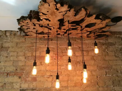 Captivating Simplicity: Earthy Alabaster Chandelier for Sublime Beauty